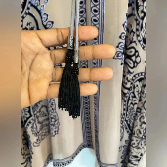 Hale Bob Silk Cut Velvet Caftan Sz XS to S - Picture 7 of 9